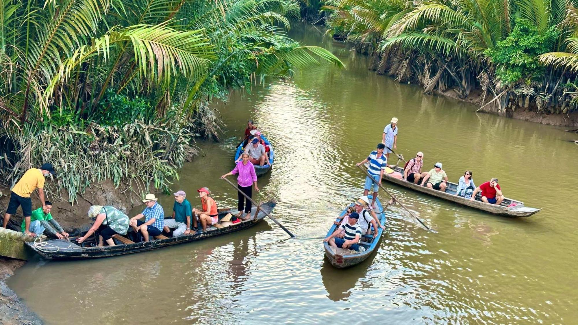 Hide Away Bungalows In Ben Tre City מראה חיצוני תמונה